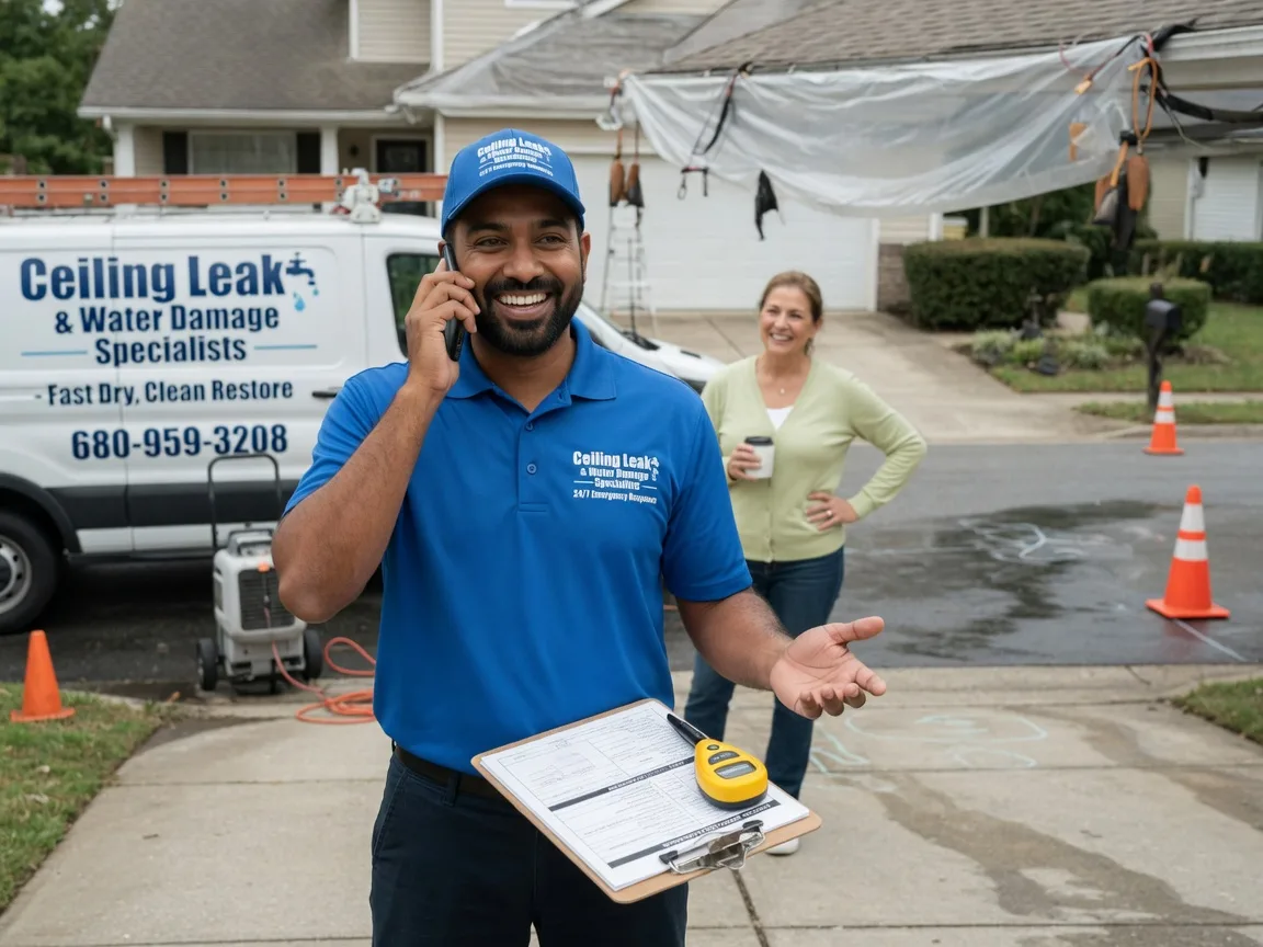 Ceiling Leak Cleanup Rockport, IL FAQs